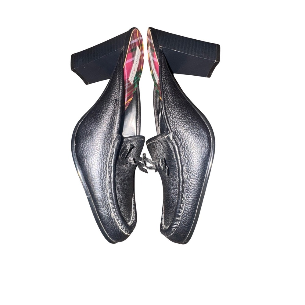 Tommy Girl | Hilfiger y2k Deadstock heeled mules black size 9.5 - Picture 4 of 6